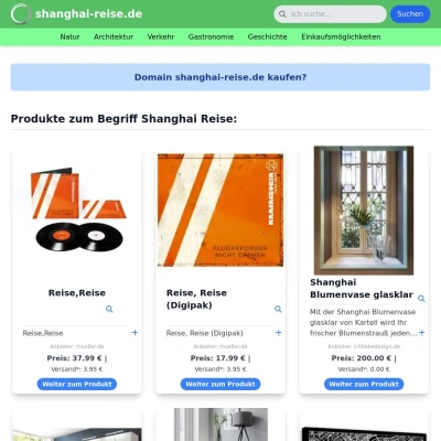 Screenshot shanghai-reise.de