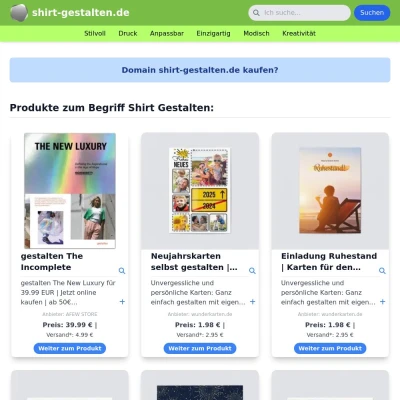Screenshot shirt-gestalten.de
