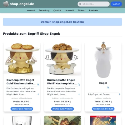 Screenshot shop-engel.de