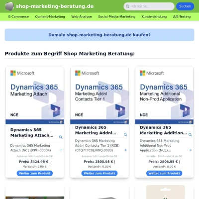 Screenshot shop-marketing-beratung.de