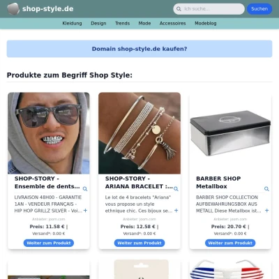 Screenshot shop-style.de