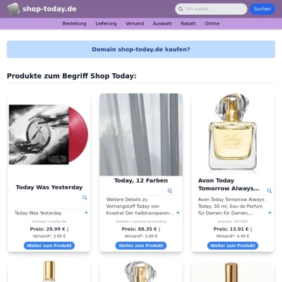 Screenshot shop-today.de