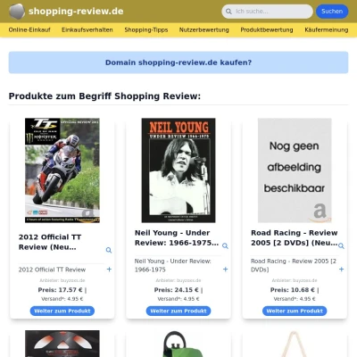 Screenshot shopping-review.de