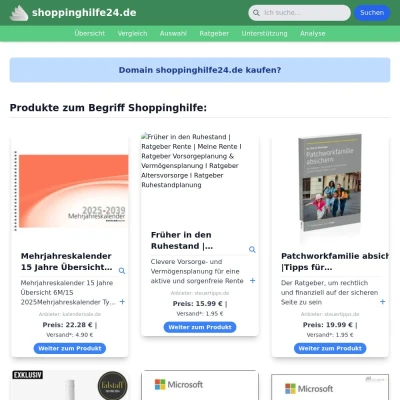 Screenshot shoppinghilfe24.de