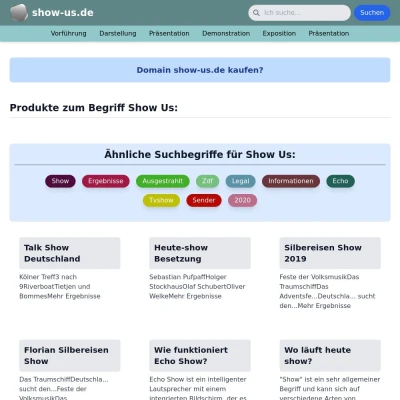 Screenshot show-us.de