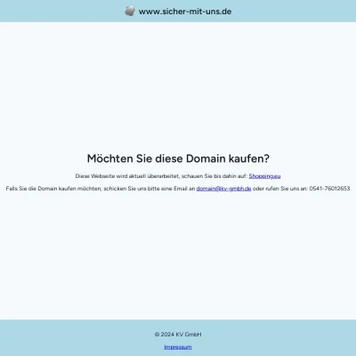 Screenshot sicher-mit-uns.de