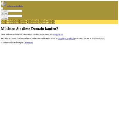 Screenshot sicher-zum-erfolg.de