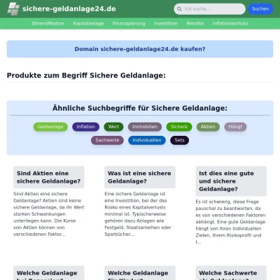 Screenshot sichere-geldanlage24.de