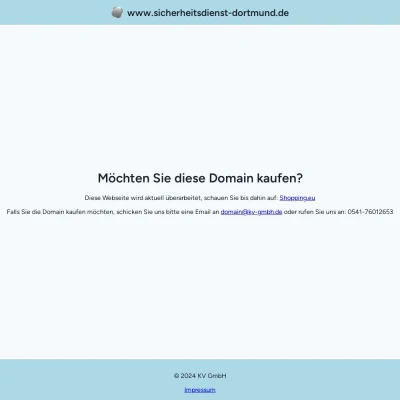 Screenshot sicherheitsdienst-dortmund.de