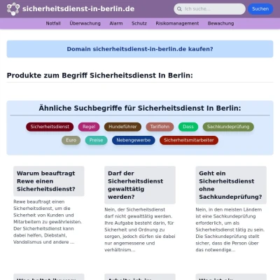 Screenshot sicherheitsdienst-in-berlin.de