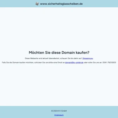 Screenshot sicherheitsglasscheiben.de