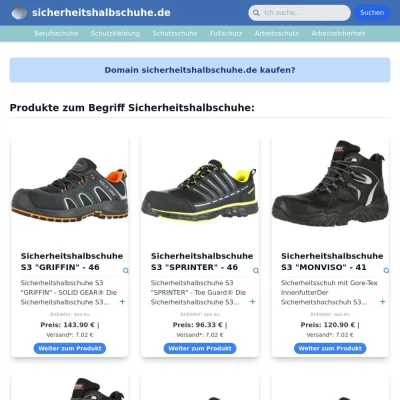 Screenshot sicherheitshalbschuhe.de