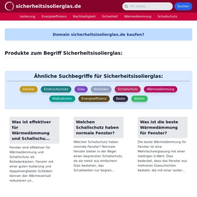 Screenshot sicherheitsisolierglas.de