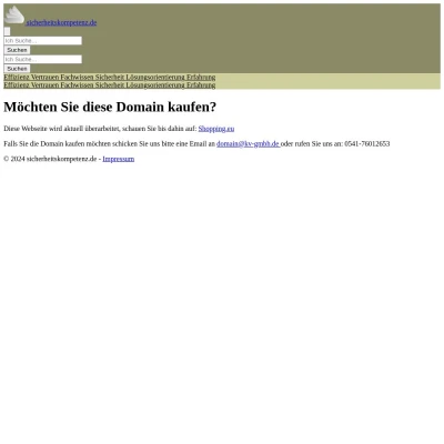 Screenshot sicherheitskompetenz.de