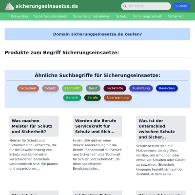 Screenshot sicherungseinsaetze.de