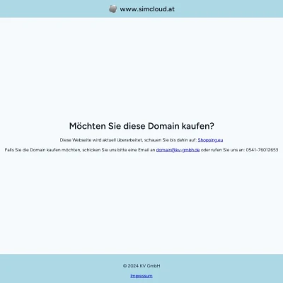 Screenshot simcloud.at