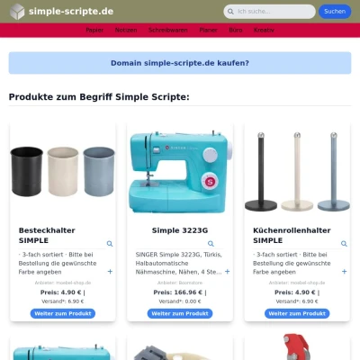 Screenshot simple-scripte.de