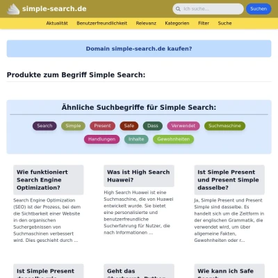 Screenshot simple-search.de