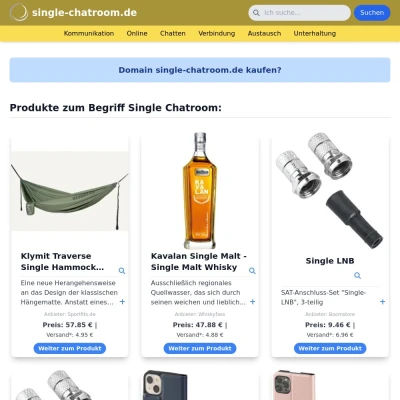 Screenshot single-chatroom.de