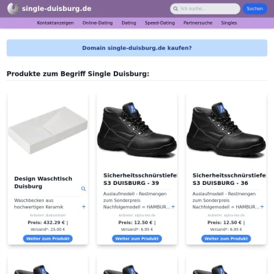 Screenshot single-duisburg.de