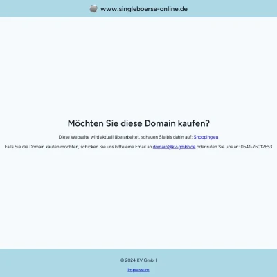 Screenshot singleboerse-online.de