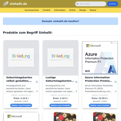 Screenshot sinhalit.de