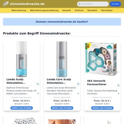 Screenshot sinneseindruecke.de