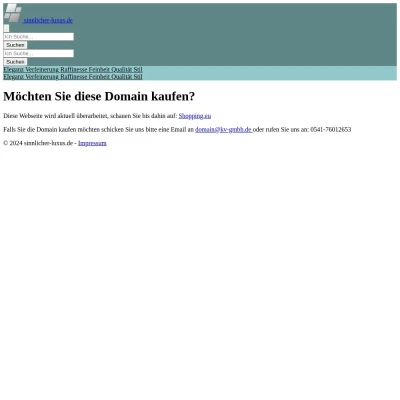 Screenshot sinnlicher-luxus.de