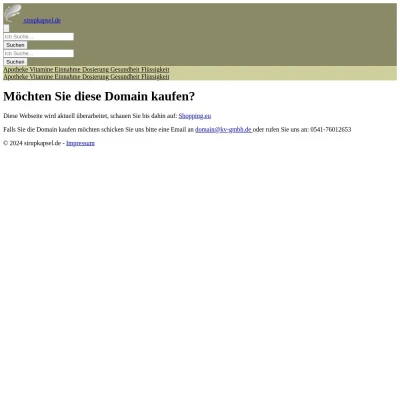 Screenshot sirupkapsel.de