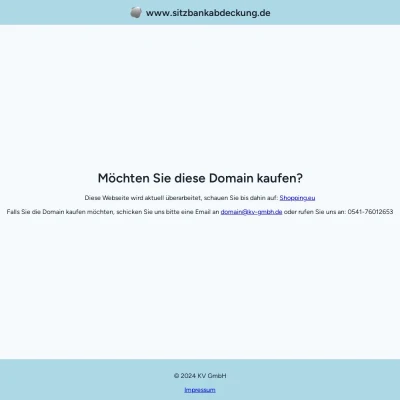 Screenshot sitzbankabdeckung.de