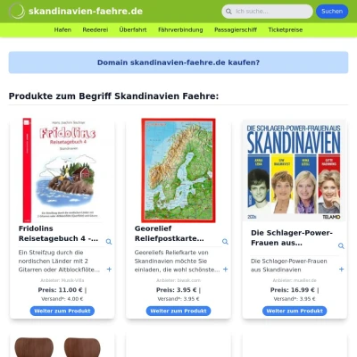 Screenshot skandinavien-faehre.de