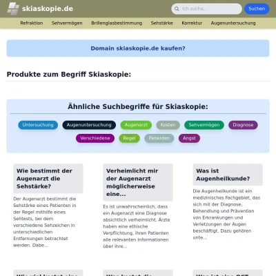 Screenshot skiaskopie.de