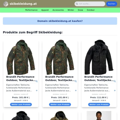 Screenshot skibekleidung.at