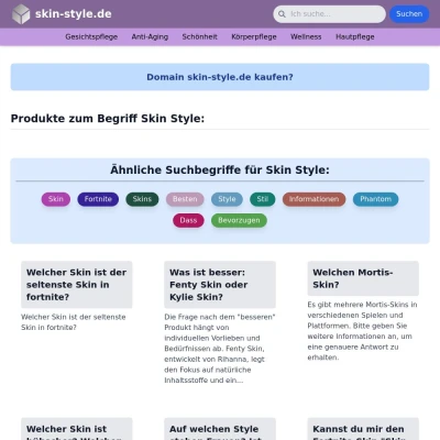 Screenshot skin-style.de