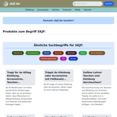 Screenshot skjf.de