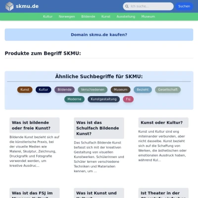 Screenshot skmu.de