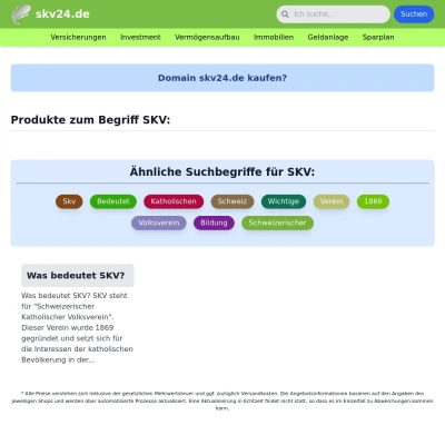 Screenshot skv24.de