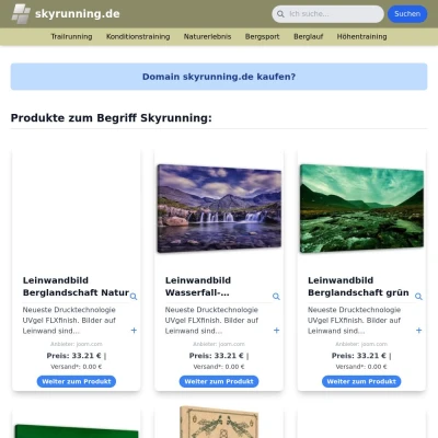 Screenshot skyrunning.de