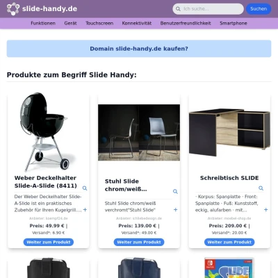 Screenshot slide-handy.de