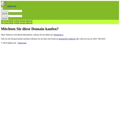 Screenshot slipdress.de