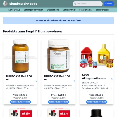 Screenshot slumbewohner.de