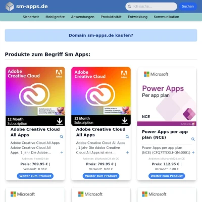 Screenshot sm-apps.de