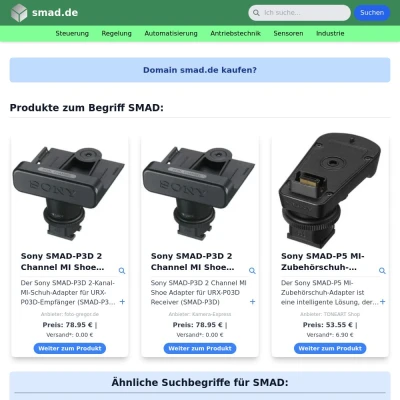 Screenshot smad.de