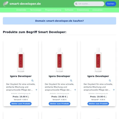 Screenshot smart-developer.de