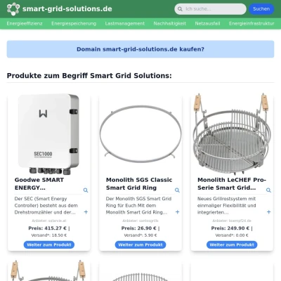 Screenshot smart-grid-solutions.de