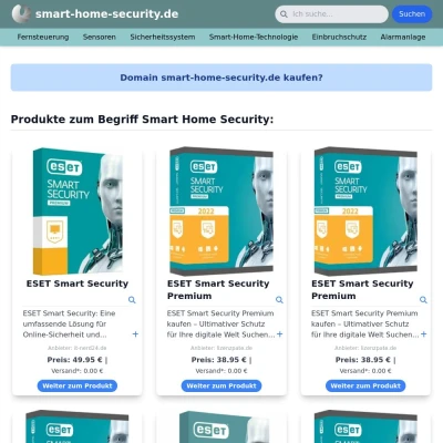 Screenshot smart-home-security.de