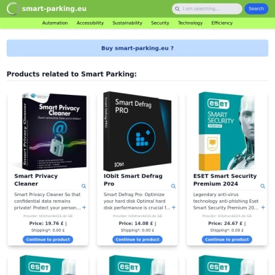 Screenshot smart-parking.eu