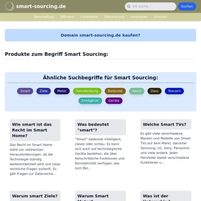 Screenshot smart-sourcing.de