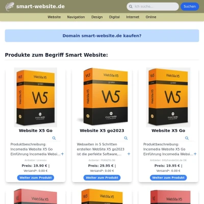 Screenshot smart-website.de