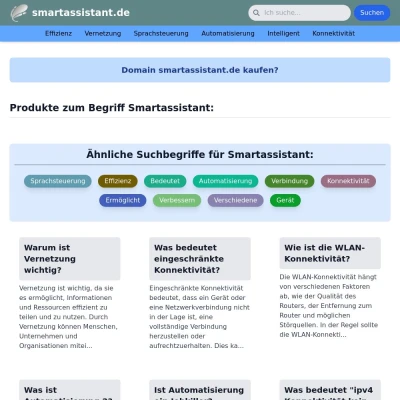 Screenshot smartassistant.de